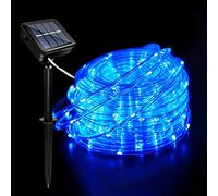 Acxilexy 12M 100LED Tube Lumineux Solaire, Étanche Guirlande Lumineuse Tube avec 8 Modes d'Éclairage, Solaire Ruban Lumineux pour Jardin Noël Mariage Fête Extérieur Intérieure Décoration