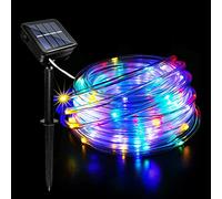 Acxilexy 12M 100LED Tube Lumineux Solaire, Étanche Guirlande Lumineuse Tube avec 8 Modes d'Éclairage, Solaire Ruban Lumineux pour Jardin Noël Mariage Fête Extérieur Intérieure Décoration