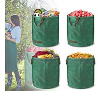 ACXIN 4X Sacs à déchets de jardin avec poignées 272L Stables aux UV et hydrofuges Sacs de jardin réutilisables et solides Pliables Résistants à la déchirure Sacs à feuilles
