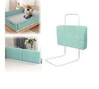 ACXIN Barrière de lit pour bébé - Protection anti-chute - Réglable en hauteur - Pour lit familial et lit d'enfant (50 cm, mer verte)