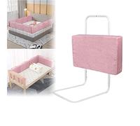 ACXIN Barrière de lit pour bébé - Protection anti-chute - Réglable en hauteur - Pour lit familial et lit d'enfant (50 cm, poudre de fleurs de cerisier