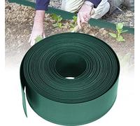 ACXIN Bordure de pelouse plastique bordure de tonte vert 40m, rouleau Bordure de parterre pour chemins, délimitations, chemins en gravier, bordure de parterre (120 x 2 mm, vert)