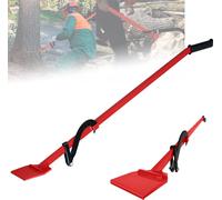 ACXIN Elévateur d'abattage 130cm, Elévateur de tronc Elévateur d'équarrissage forgé, Elévateur d'abattage avec crochet de retournement Poignée ergonomique antidérapante, Aide au retournement Elévateur