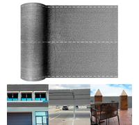 ACXIN Filet d'ombrage - Effet d'ombrage et brise-vue - Protection UV et résistant aux intempéries - Parfait pour jardin, serre et terrasse - Protection solaire - Vendu au mètre (2 m x 10 m, gris)
