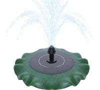 ACXIN Fontaine solaire 1,4W Pompe solaire pour étang Pompe à eau solaire avec 7 styles de fontaines, fontaine solaire en forme de lotus pour jardin, étang, bain d'oiseaux