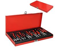 ACXIN Kit d'outils de réparation de filetage 131 pièces pour perceuses, manchons filetés M5, M6, M8, M10, M12