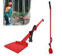 ACXIN Levier d'abattage pour abattage d'arbres 130 cm, levier de tronc avec levier à crochet forgé et poignée ergonomique antidérapante, aide à la chute Aide à l'abattage Levier de coupe à lourde