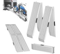 ACXIN Lot de 2 rampes de chargement pliables en acier galvanisé antidérapant Charge maximale 200 kg par pièce