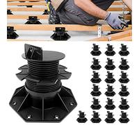 ACXIN Lot de 20 paliers de terrasse réglables en hauteur - Pour terrasse - 60-140 mm