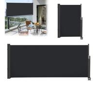 ACXIN Store latéral - Brise-vue extensible - Protection contre le vent - En tissu pour terrasse et balcon - 100 x 300 cm - Anthracite