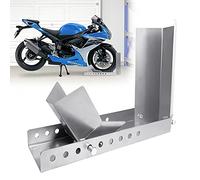 ACXIN - Support de moto - Rail d'aide de chargement - Bascule de moto - Pince de roue avant - Support renforcé - Avec 3 trous d'ancrage - Facteur de sécurité élevé