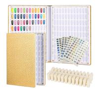 Acycoin2A ㅤ - Tableau de 216 couleurs professionnelles pour ongles Acycoin2A (doré)