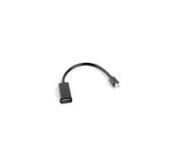 Lanberg Adaptateur AD-0005-BK Mini DisplayPort 1.2 mâle vers HDMI A 1.3B avec câble Noir 20 cm