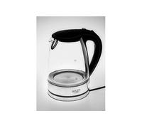 Adler HKK00573 AD 1225 Bouilloire 2000 W, 1,7 L, Noir/Argent/Transparent