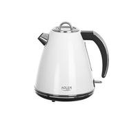 Bouilloire Adler AD 1343 Bouilloire Blanche métal 1,5 L STRIX - Capacité maxi : 1,5 L - Témoin de contrôle