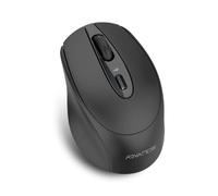 AD ADVANCE Feel Series : Souris sans Fil 2,4 GHz 1600 DPI/Nano récepteur USB / 4 Boutons et molette de défilement/Clics Ultra Silencieux et Design Ergonomique/Compatible : Windows, macOS (Noir)