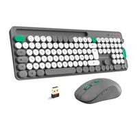Pack 2en1 (clavier/souris) Sans Fil Advance Pep's (gris/blanc)