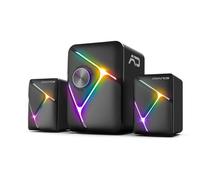 AD ADVANCE SOUNDPHONIC 2.1 RGB Speaker Set - Son Puissant 11 Watts RMS - Compatible PC-Mac - Connexion BLUTOOTH ou Jack 3.5MM