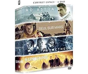 Ad Astra + Seul sur Mars + Prometheus + Sunshine-Coffret 4 Films / Ad Astra / The Martian / Prometheus / Sunshine - 4-DVD BoxSet