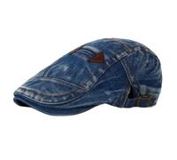 AD-BCrbgen Ensemble béret Classique et Casquette Plate for Homme, Couvre-Chef d'inspiration Vintage, résistant à l'eau, Coupe-Vent, Style Gangster rétro, for événements urbains en Plein air(Blue)