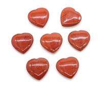 AD-BCrbgen Pierres d'améthyste Authentiques, Collection de Cristaux Bruts, Pierres précieuses polies, Cadeau for Femmes, Cadeaux de sorcière, énergie de guérison(Red Jasper)