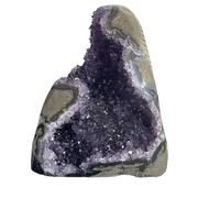 AD-BCrbgen Pierres d'améthyste Authentiques, Collection de Cristaux Bruts, Pierres précieuses polies, Cadeau for Femmes, Cadeaux de sorcière, énergie de guérison(1.6-1.8kg)