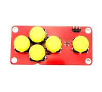 AD Clavier analogique à cinq touches Module électronique Bloc analogique Bouton analogique Carte d'extension capteur 5 bits