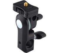AD-E2 Support de flash en métal pour parapluie avec vis standard 1/4" et adaptateur de parasol pour AD100 AD100Pro AD200 AD200Pro AD200 AD200Pro
