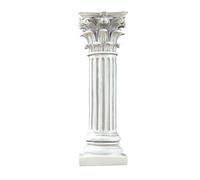 AD&HD Romain Colonne Socle, Style Nordique Piédestal Pilier Corinthien Statue Décoration Maison Sculpture De Bureau Réplique (Color : A, Taille : 10.5x10.5x30.5cm)