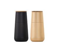 Duo Moulin à Poivre et Moulin à Sel 12.3 cm Noir et doré ADHOC