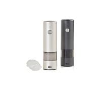 AD HOC Moulin à sel et à poivre électrique MILL17cm Gris foncé et clair gris