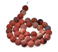 AD Perles Mat Naturel Pierre précieuse rond Perles Intercalaires 10mm Red River Jasper