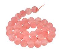AD Perles Mat Naturel Pierre précieuse rond Perles Intercalaires 4mm Cherry Quartz