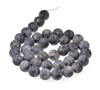 AD Perles Mat Naturel Pierre précieuse rond Perles Intercalaires 8mm Larvikite Labradorite