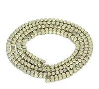 AD Perles Naturelles hématite Pierre précieuse à facettes carré Cube Perles de courroie 40,6 cm 2 x 2 mm 4 x 4 mm 2x2mm Metallic Pyrite