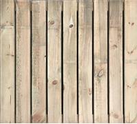 AD Services Baldeuse pour extérieur en bois traité 100 x 100 x 4 cm