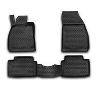 AD Tuning fm17002 Ajustement Tapis de Sol en Caoutchouc (5 pièces), Noir
