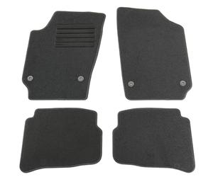 AD Tuning GmbH hg10147 Tapis de Coupe Tapis de Voiture Tapis de Sol Set Noir en Velours