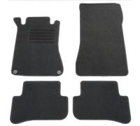 AD Tuning GmbH hg10200 Tapis de Coupe Tapis de Voiture Tapis de Sol Set Noir en Velours Carpet Floor Mats