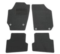 AD Tuning GmbH hg12770 Tapis de Coupe Tapis de Voiture Tapis de Sol Set Noir en Velours Carpet Floor Mats