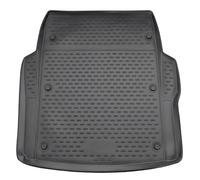 AD Tuning Tapis de Coffre Voiture, Coupe en Caoutchouc Antidérapant, Noir, tm12003
