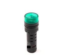 AD16-16SM 16mm buzzer 12V 24V 110V 220V 380V Flash Signal Light Red LED Active Buzzer Beep Alarm Indicator Red Green Yellow NWPNLXEA(16SM Green,12V)