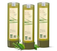 ADA Cosmetics Gel Douche 3 x 300 ml - Vegan avec Mélisse, Thym & Romarin - Pure Herbs