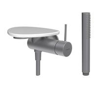 Ada mit de d à enc avec simibox 1-point tablette np pvd inox/blanc brillant - LAUFEN HF506755501060