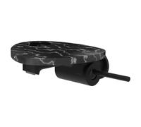 Ada mit lav mural tablette percée bec 186 mm ss vidage pvd noir/marbre noir - LAUFEN HF506726516000