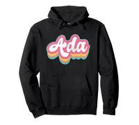 Ada Prénom Fille Vintage années 70 80 Personnalisé Sweat à Capuche
