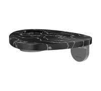 Ada tablette murale percée pvd inox/marbre noir - LAUFEN HF506790506000