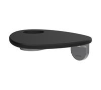 Ada tablette murale percée pvd inox/noir mat - LAUFEN HF506790503000