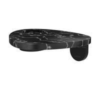Ada tablette murale percée pvd noir/marbre noir - LAUFEN HF506790516000