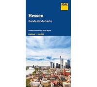 ADAC BundesländerKarte Deutschland Blatt 7 Hessen 1:300 000